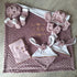 COFFRET QUEEN Coffret bébé Personnalisé  – 2 Ensembles + Couverture & 2 Doudous + protège carnet – Quantité Limitée
